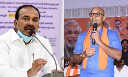 Ex Minister Etela Rajender Meet Bjp MP