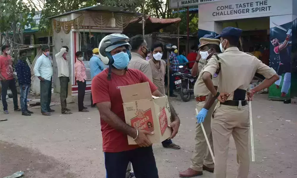 Record Sale of Liquor in Telangana