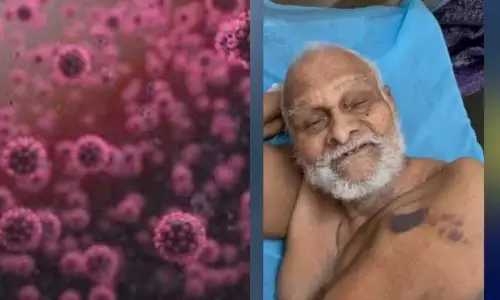 110 Years old Rramananda Teertha Recovered From Corona 110 Years old Rramananda Teertha Recovered From Corona