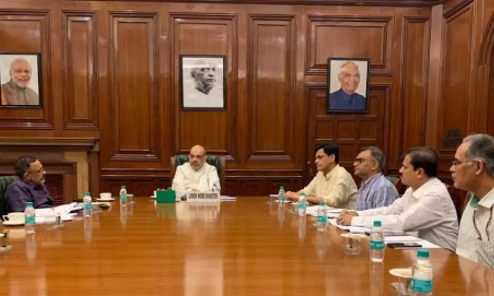 Home Minister Amit Shah High Level Meeting on Tauktae Cyclone