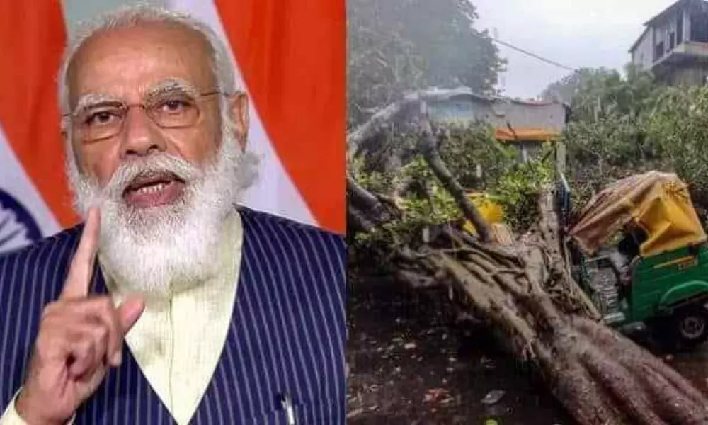 PM Modi Tour in Tauktae Cyclone Impacted Areas