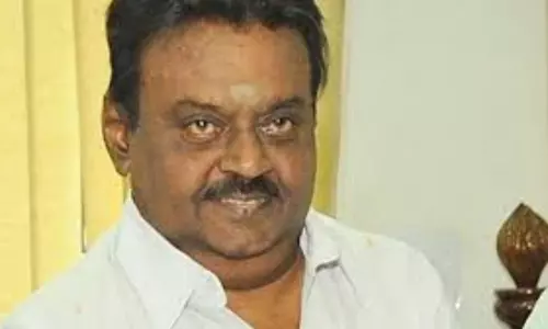 Captain Vijayakanth Hospitalised Captain Vijayakanth Hospitalised