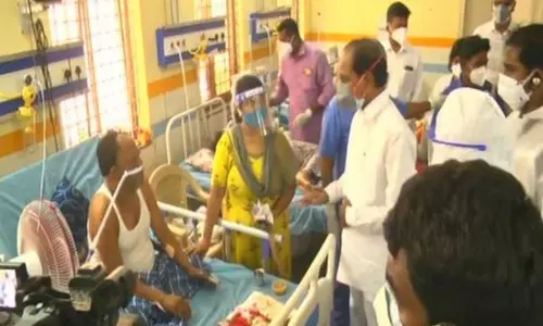 CM KCR Visits Gandhi Hospital CM KCR Visits Gandhi Hospital
