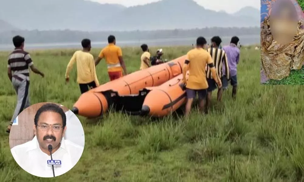 Minister Alla Nani Inquires About Two Boats Capsized in the Sileru River In Visakhapatnam District