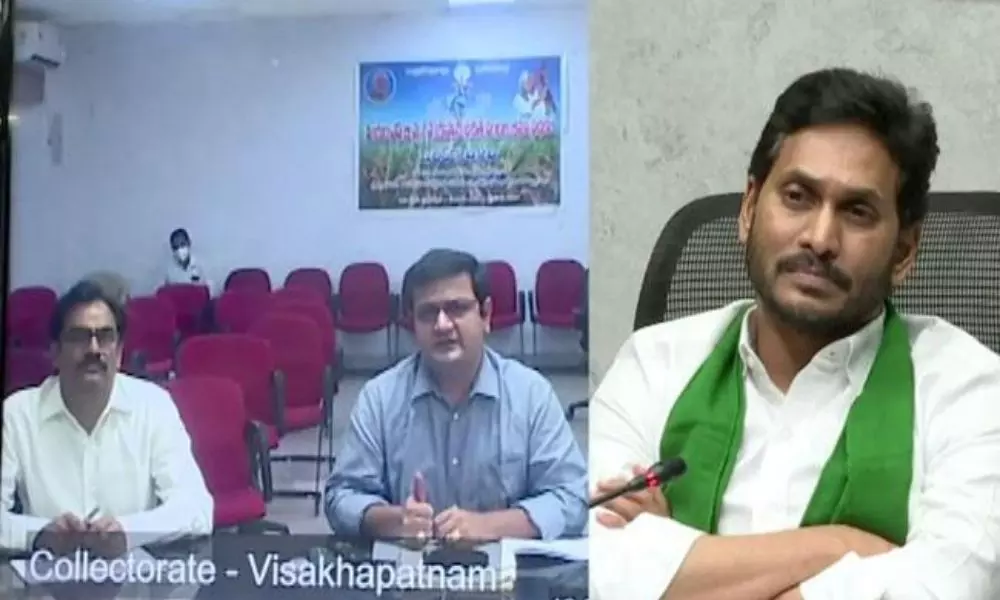 AP CM Jagan Review Meeting With District Collectors on Cyclone Yaas