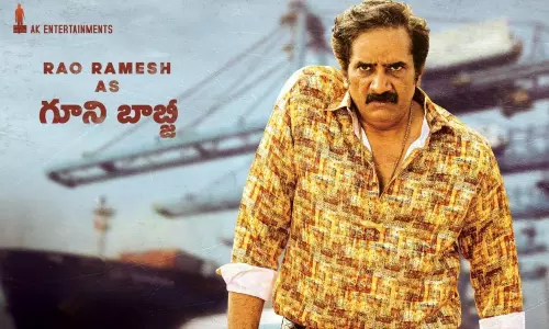 Rao Ramesh as Gooni Babji in Maha Samudram