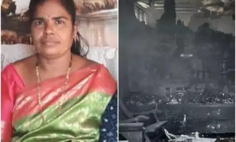 Vanasthalipuram Fire Break Woman Committed Suicide not an Accident