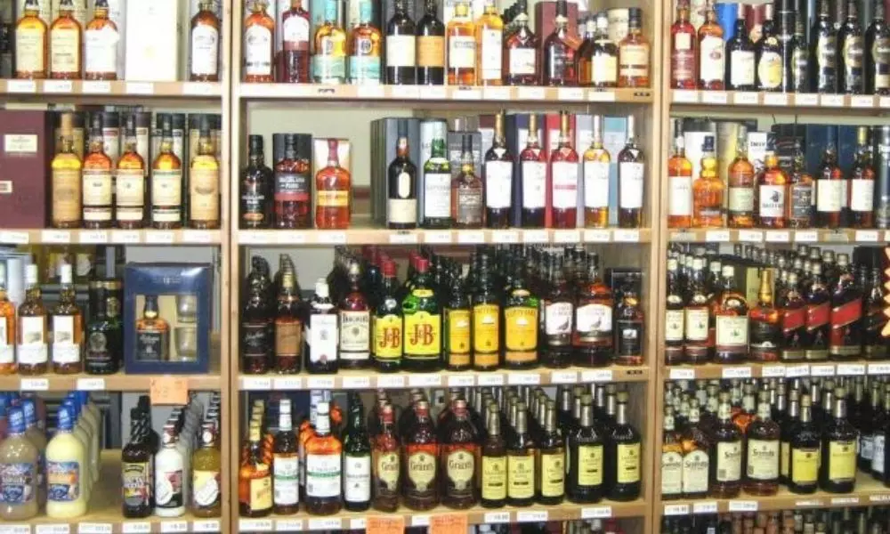 Liquor Sales Heavy Fall Down in Andhra Pradesh