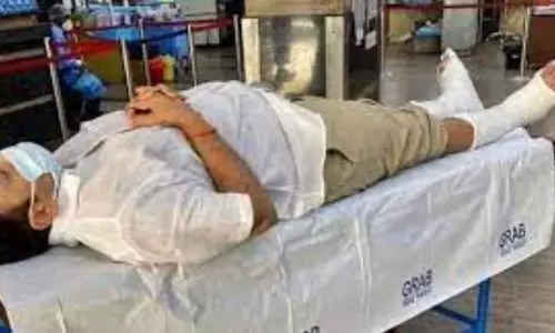 Aiims Doctors Cautioned Raghu Rama Krishna Raju do not Walk Aiims Doctors Cautioned Raghu Rama Krishna Raju do not Walk