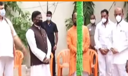 Telangana Formation day Celebrations in BJP Office