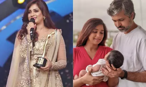 Singer Shreya Ghoshal Shares First Photo of her Son Devyaan Mukhopadhyaya on Social Media Singer Shreya Ghoshal Shares First Photo of her Son Devyaan Mukhopadhyaya on Social Media