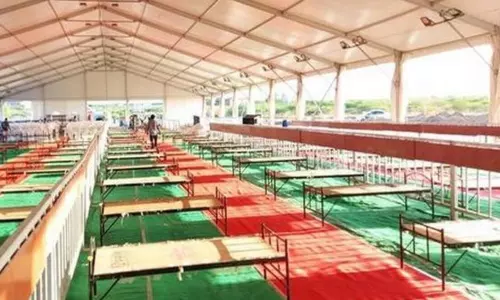 Covid Hospital constructed in 15 Days in Tadipatri Anathapu District