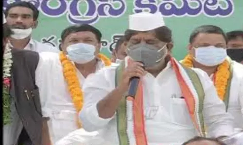 Congress Leaders Satyagraha Initiations Across The Telangana Congress Leaders Satyagraha Initiations Across The Telangana