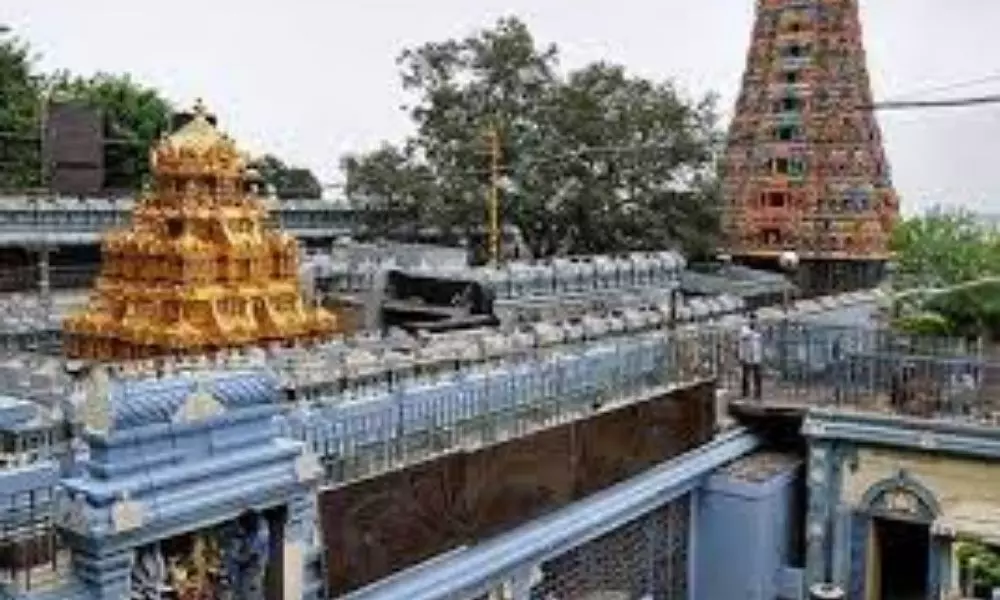Vijayawada Durga Temple Eo Suspends Two Employees