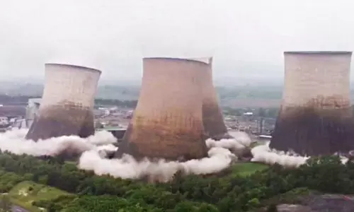 Cooling Towers Demolished in Seconds Cooling Towers Demolished in Seconds