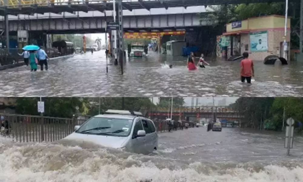 Mumbai Rain: Heavy Rain Floods Parts of Mumbai City on red Alert for 2 Days Mumbai Rain: Heavy Rain Floods Parts of Mumbai City on red Alert for 2 Days