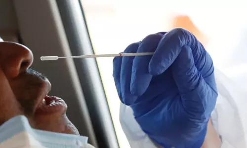 swab Stick Breaks and Stuck in Sarpanch Nose in karimnagar