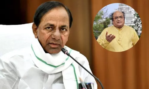 CM KCR Pays Tribute to poet C Narayana Reddy CM KCR Pays Tribute to poet C Narayana Reddy
