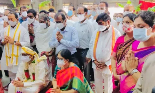 CJI NV Ramana Visits Yadadri Sri Laxmi Narasimha Swamy Temple Photo Gallery