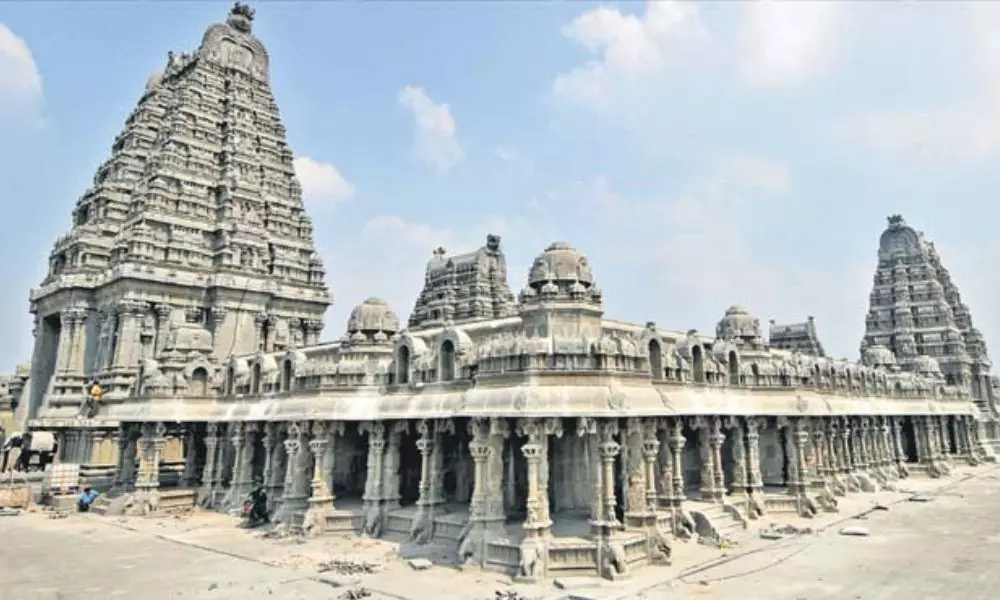 Prestigiously Reconstruction of the Yadadri Temple Construction Latest News