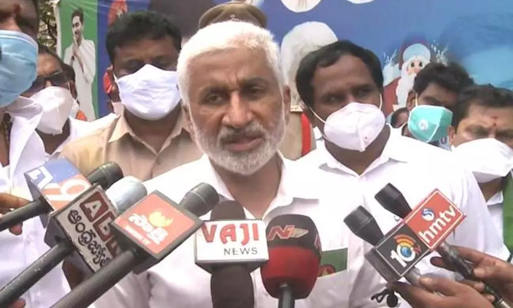 YSRCP MP Vijayasai Reddy Slams Mansas Trust Chairman Ashok Gajapathi Raju