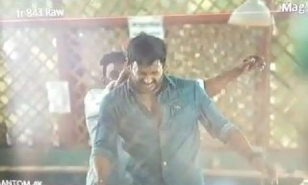 Vishal Narrow Escape From a Mishap in Shooting