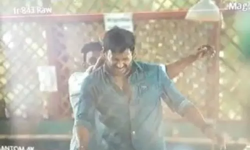 Vishal Narrow Escape From a Mishap in Shooting Vishal Narrow Escape From a Mishap in Shooting