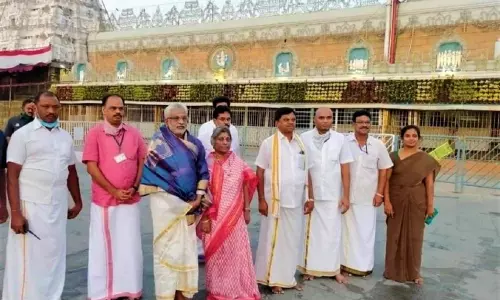 TTD Chairman YV Subba Reddy Visited Tirumala Temple