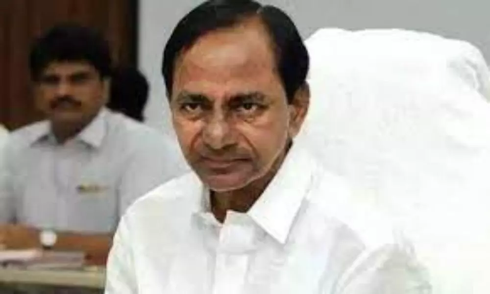 CM KCR  Visit to Adopted Village Vasalamarri Today