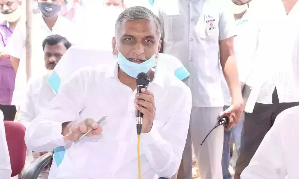 Minister Harish Rao Says Banks Should not Stop Rythu Bandhu