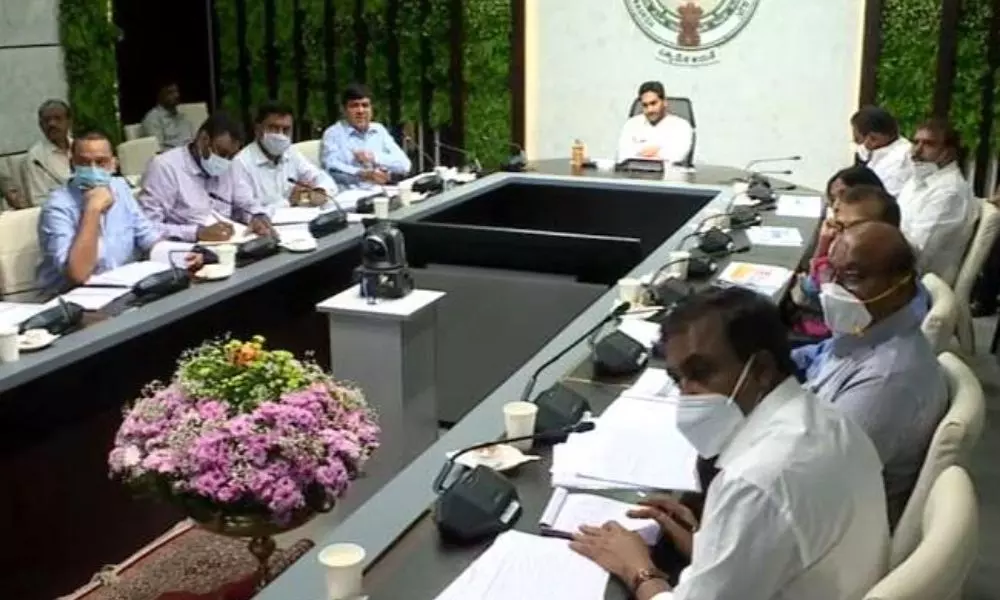 CM Jagan Review Meeting on Delivering Navaratnalu and Houses for Poor