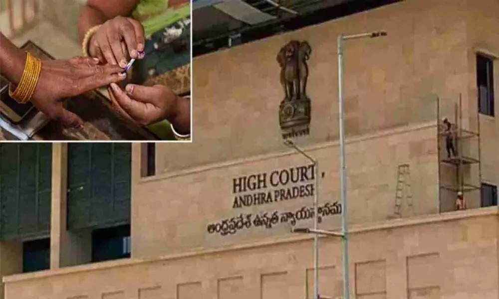 Division Bench Stay on Andhra Pradesh Parishad Elections Petition