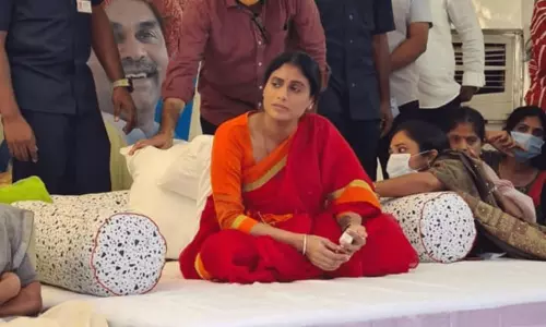 Today YS Sharmila Tour in Karimnagar District Today YS Sharmila Tour in Karimnagar District