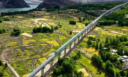 China Launches Bullet Train In Tibet, Close To Arunachal Border