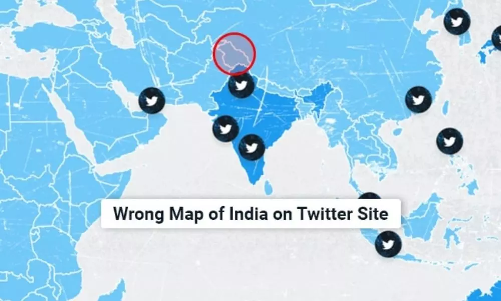 Twitter shows Jammu & Kashmir, Ladakh as separate country