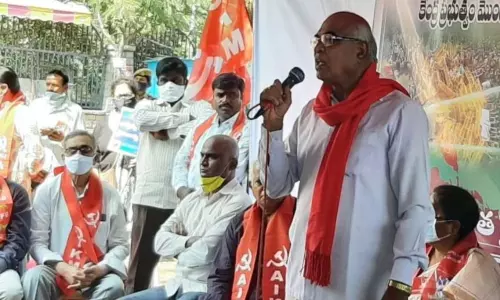 Opposition Party Leaders Strike at Indira Park