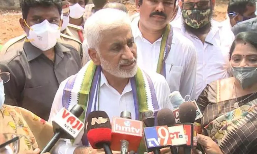 YSRCP MP Vijayasai Reddy Slams Mansas Trust Chairman Ashok Gajapathi Raju