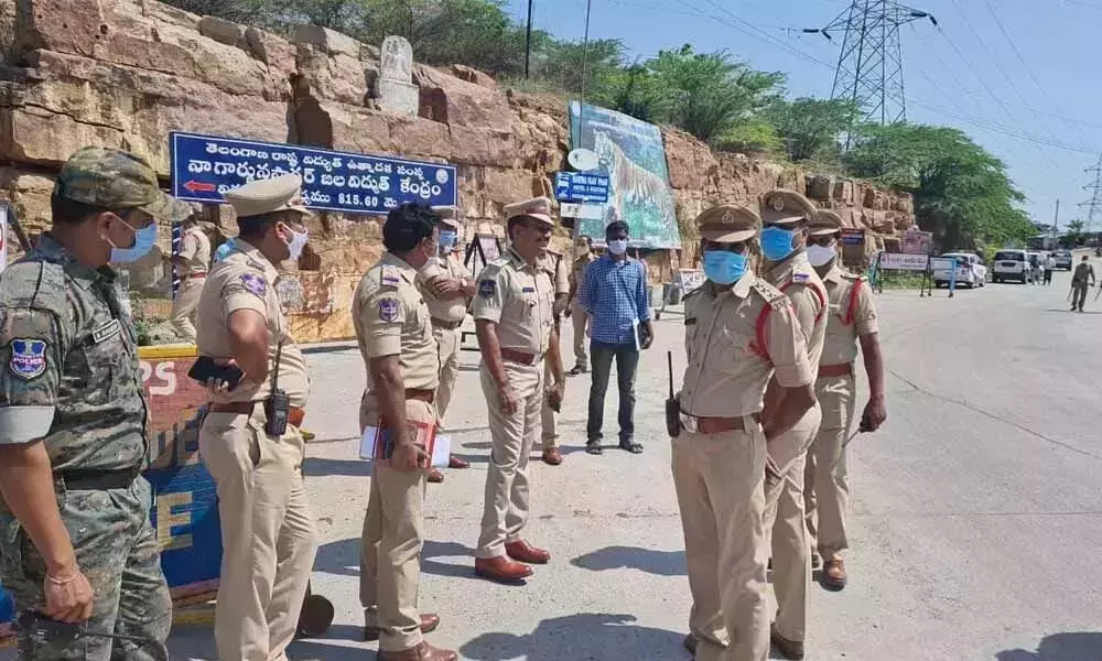 AP, TS water Disputes: Heavy Police at Nagarjuna Sagar Dam
