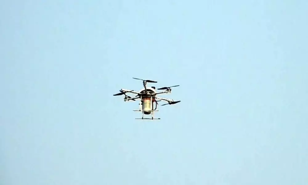 Another Drone Spotted at Arniya International Border