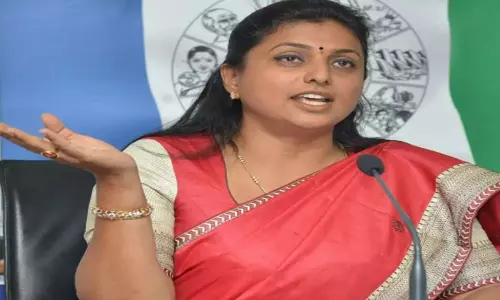 YCP MLA Roja Strong Warning to Telangana Leaders