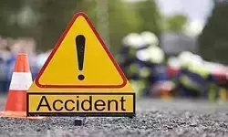 Road Accident in Hyderabad Mailardevpally