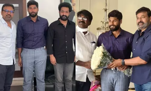 Telangana Minister Meets Tollywood Heros