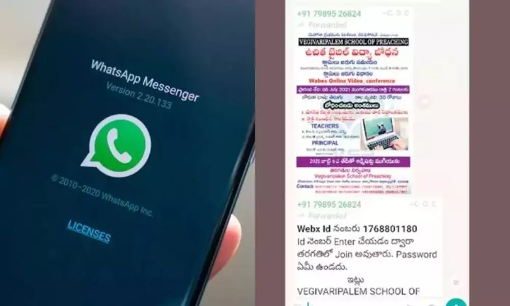 Religion Propaganda in Whatsapp Group by Ward Volunteer in Kadapa District | AP News Today Religion Propaganda in Whatsapp Group by Ward Volunteer in Kadapa District | AP News Today