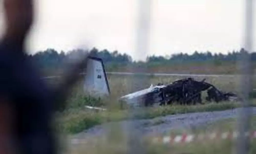 Plane carrying skydivers crashes in Sweden, Killing Nine