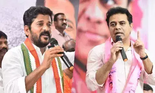 TPCC President Revanth Reddy Slams KCR and KTR TPCC President Revanth Reddy Slams KCR and KTR