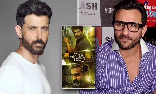 Hrithik Roshan And Saif Ali Khan in Vikram Vedha Movie Remake in Bollywood