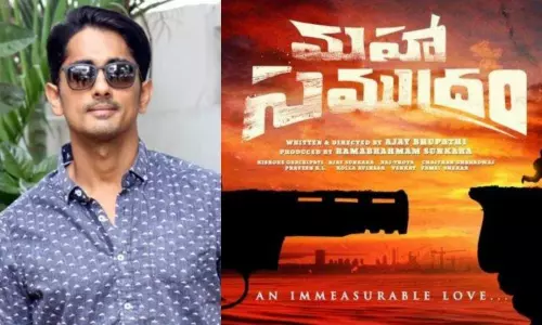 Hero Siddharth Charges High Remuneration For Maha Samudram Movie Hero Siddharth Charges High Remuneration For Maha Samudram Movie