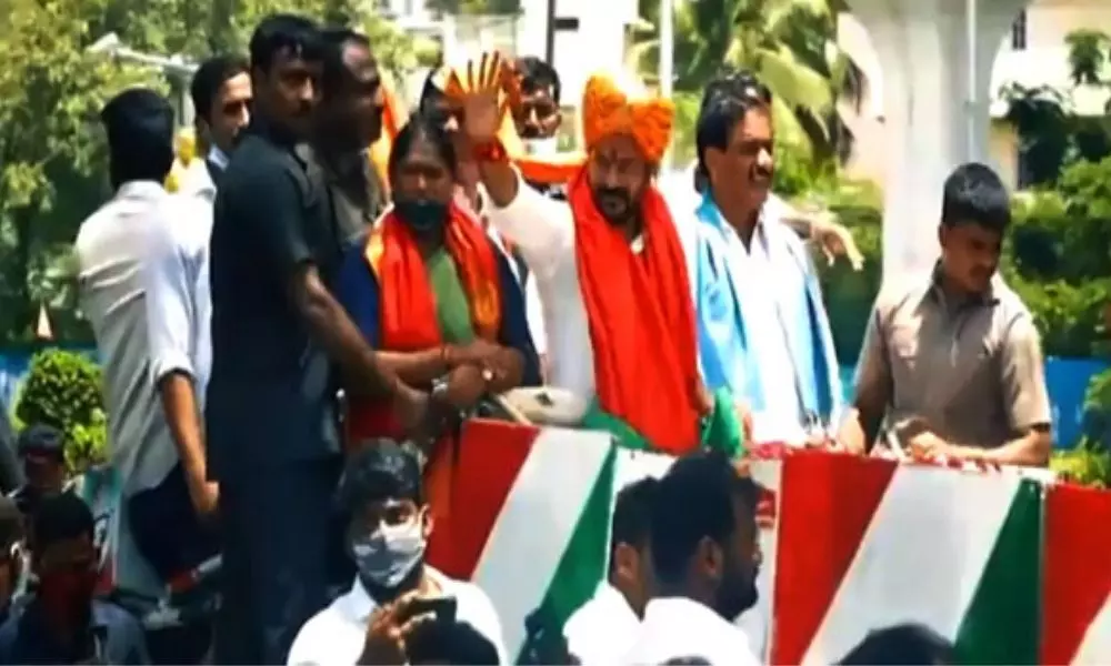 TPCC Chief Revanth Reddy Tour in Nirmal District Today