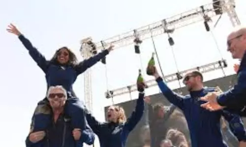 Sireesha Bandla Successfully Completed Her Space Tour