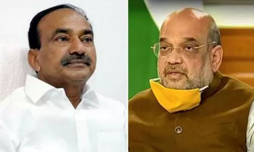 Etela Rajender Bandi Sanjay Vivek Meets Central Home Minister Amit shah